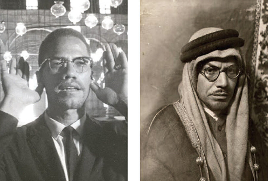 Malcolm X ve Muhammed Esed.