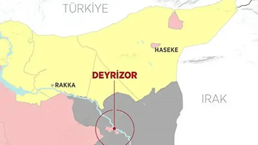 Deyrizor'un kontrolü Suriye rejimi tarafından terör örgütü PKK/YPG'ye devredildi.