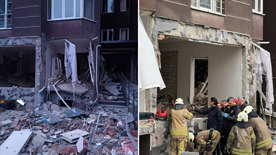 Beylikdüzü'nde bir dairede meydana gelen patlamada 1 kişi hayatını kaybetti, 3 kişi de yaralandı.