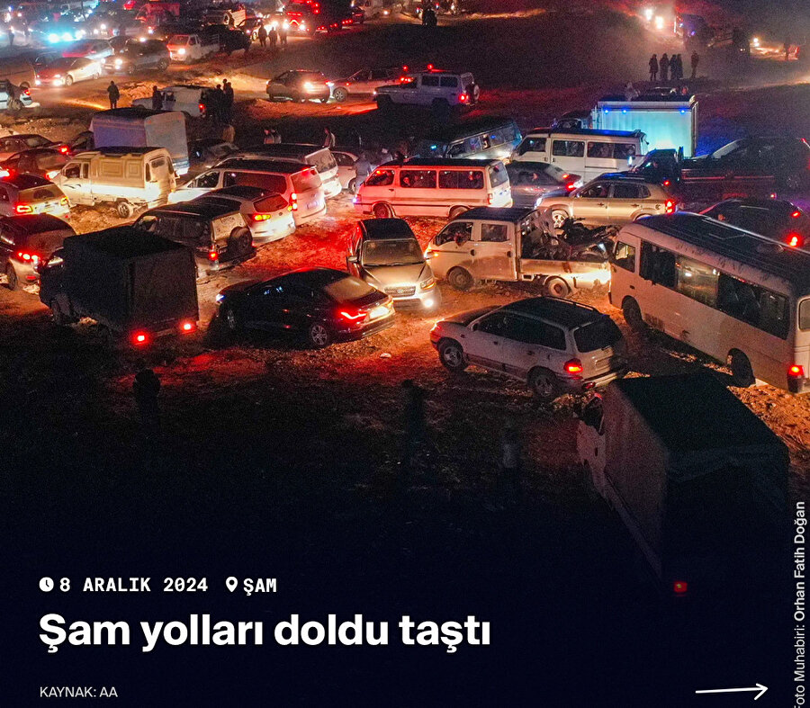Suriyeli halk özgürleşen Şam yolunda