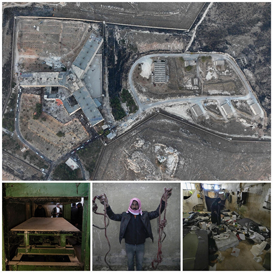 Suriye'de devrilen Beşşar Esed rejiminin işkence merkezi olarak bilinen Sednaya Hapishanesi'nde tutsaklar yerleşkeye gelir gelmez işkenceler başlarken, yargısız infazlar sonucu öldürülen tutsakların cesetleri toplu mezarlara gömülüyordu.