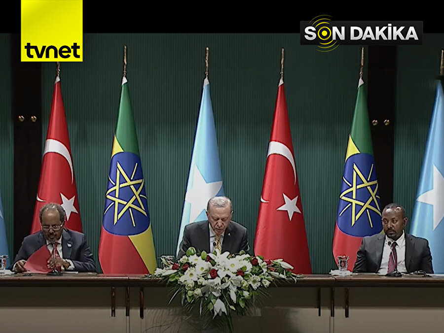 Etiyopya ve Somali Türkiye'nin arabuluculuğu ile anlaştıklarını ilan etti​