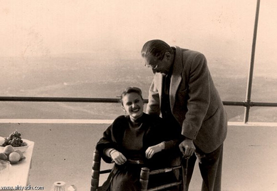 Muhammed Esed ve eşi Hamide Esed.