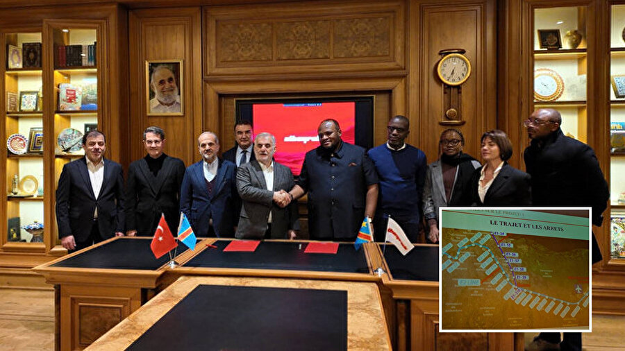 Kongo'ya metrobüs hizmeti sağlanması için Albayrak Grubu ve Kongolu heyet arasında mutabakat zaptı imzaladı.
