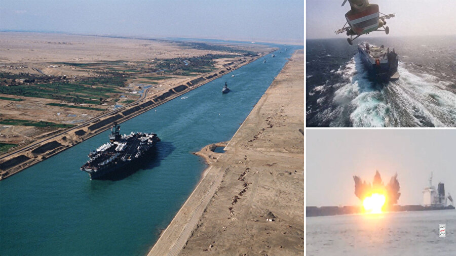 Mısır'ın, Süveyş Kanalı gelirleri 2024'te 7 milyar dolar düştü.