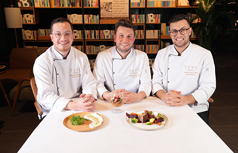 Soldan sağa: Muhammed Koçak, Alpay Çakıroğlu, Mehmet Faruk Fidan.n