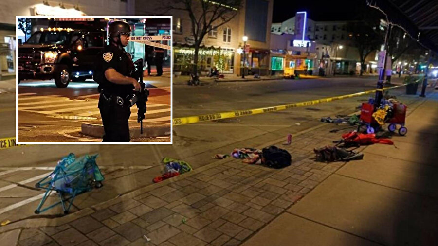 ​ABD'de araç kalabalığa daldı.