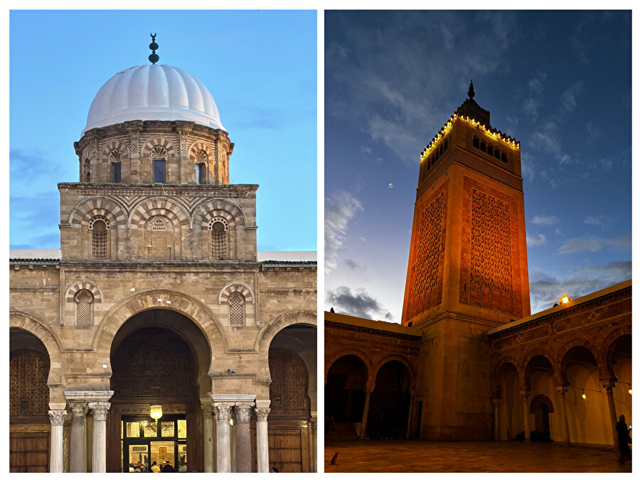 Zeytune Camii’nde gün batarken.