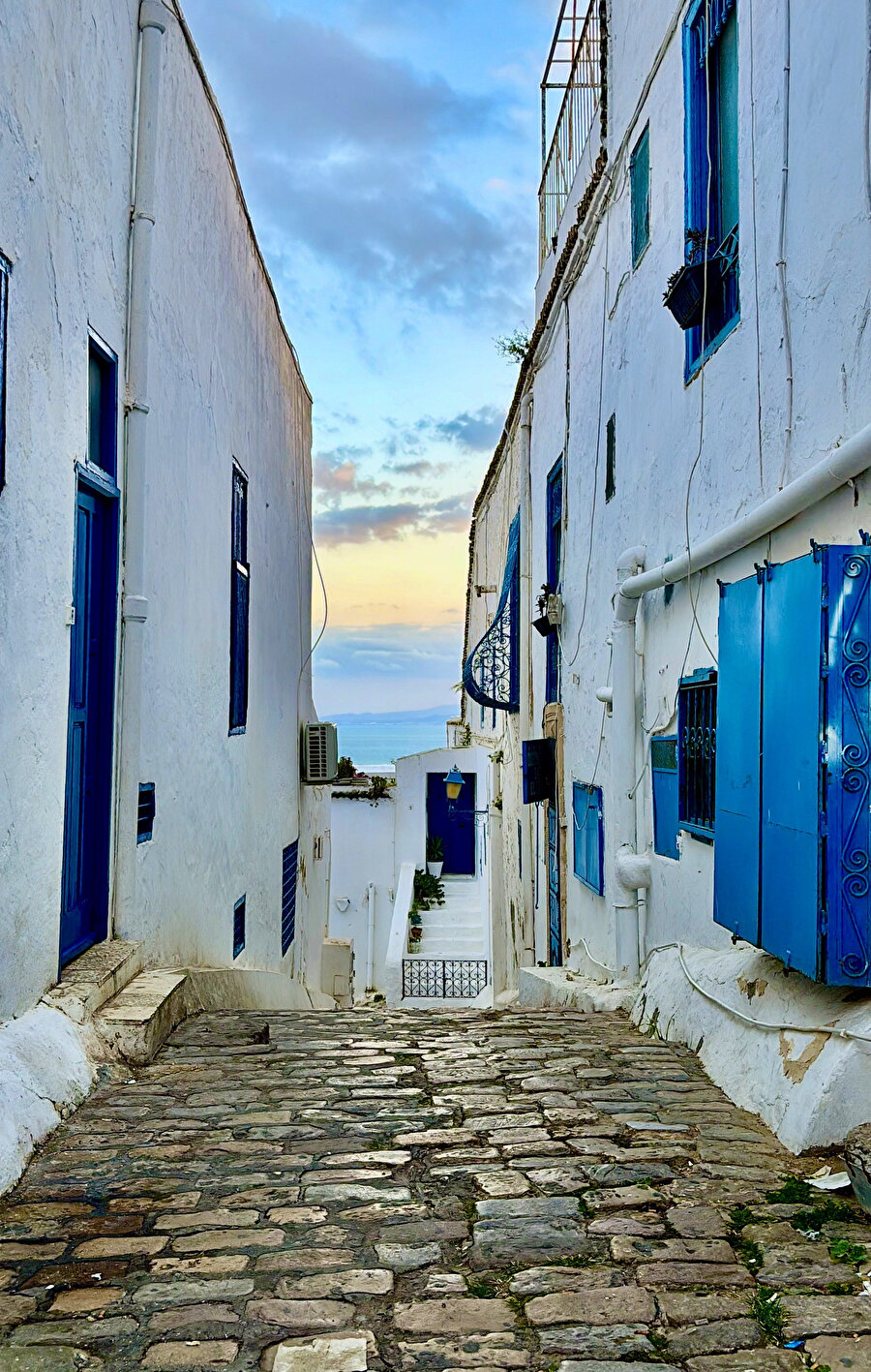 Sidi Bou Said sokakları.