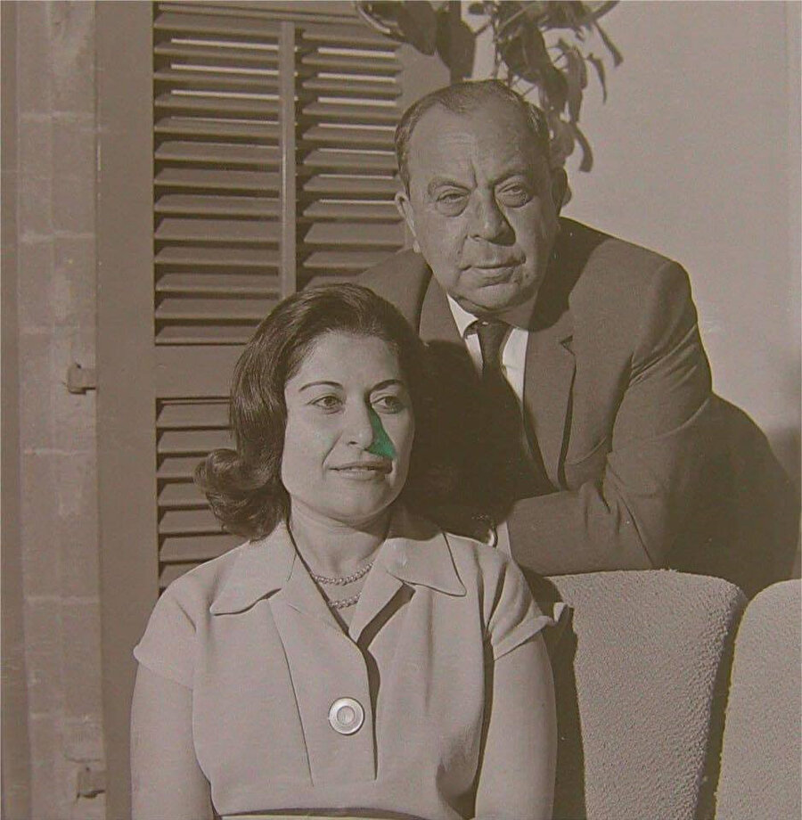 Dr. Fazıl Küçük, eşi Süheyla Hanım ile birlikte.