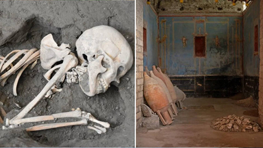 Volkanik kaya ve küllerin altında 2 bin yıl saklı kalan hazine