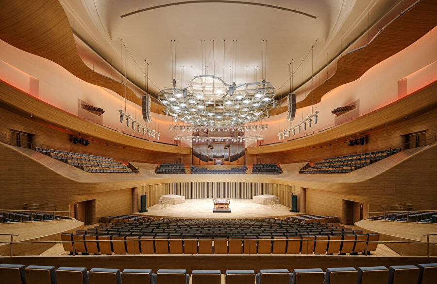 Beijing Performans Sanatları Merkezi Konser Salonu.