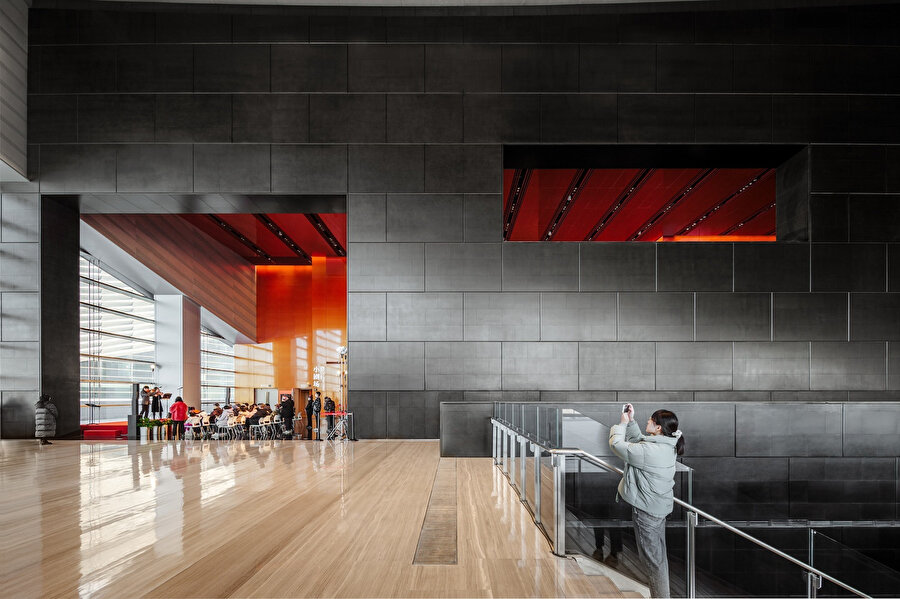 Beijing Performans Sanatları Merkezi İç Mekan.