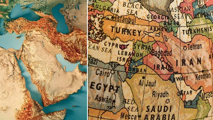 Ortadoğu, geniş anlamda kullanıldığında 20'ye yakın ülkeyi içine alan bir kavram.