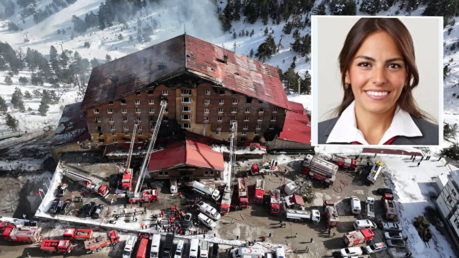 79 kişinin can verdiği Grand Kartal Otel'in ortaklarından Ceyda Hacıbekiroğlu.