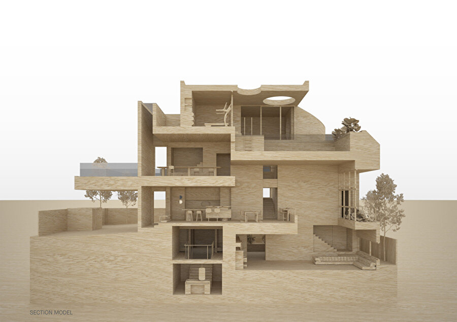 Cavern House maketi.
