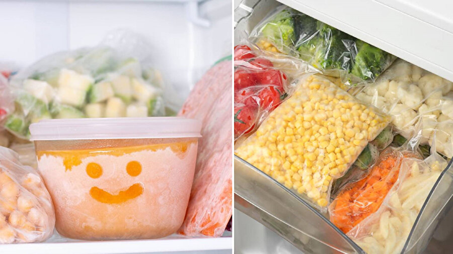 Derin dondurucuya konulmaması gereken gıdalar