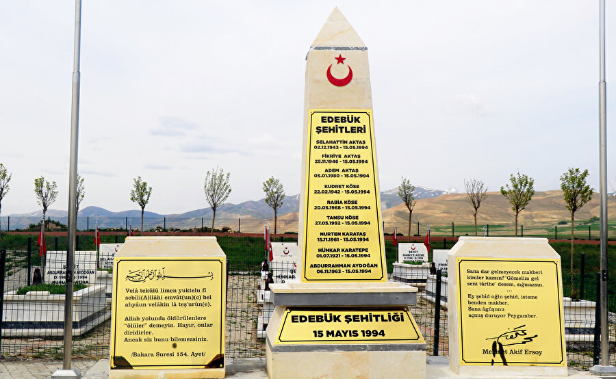 Edebük Şehitliği.