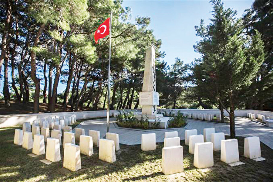 Zığındere Sargıyeri Şehitliği.