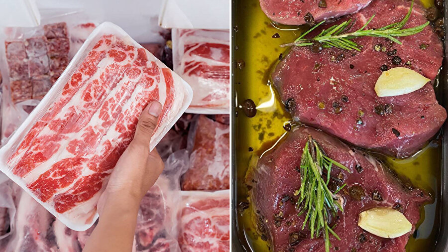 ​Dondurulmuş et marine edilir mi?