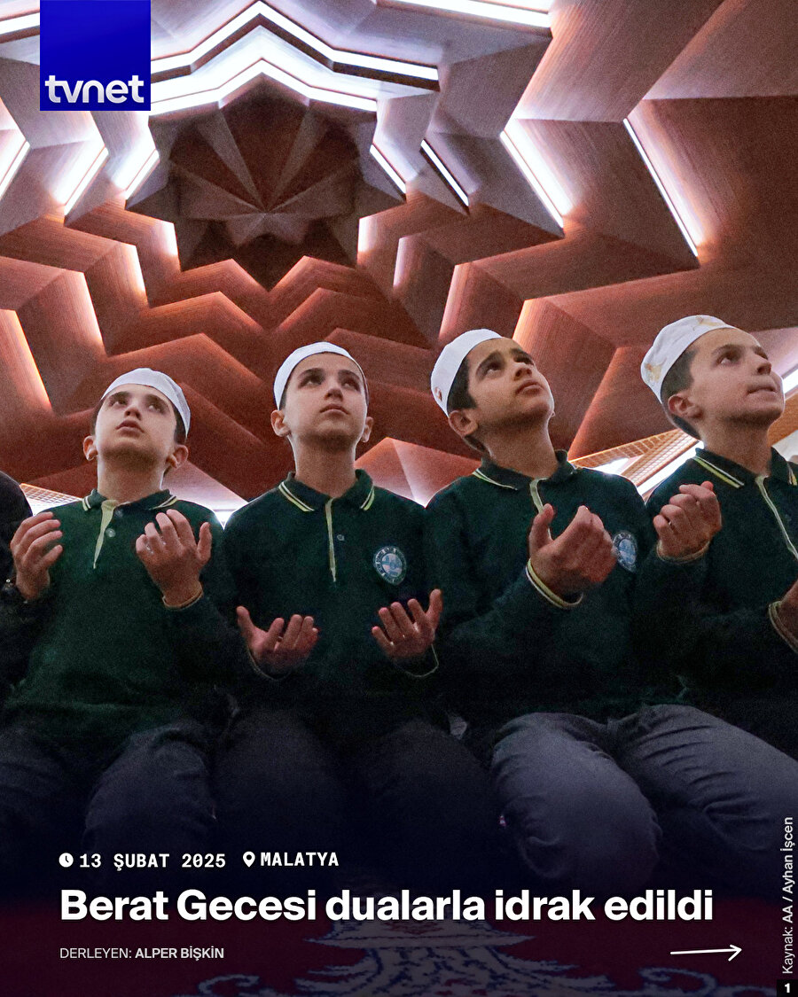 Berat Gecesi dualarla idrak edildi