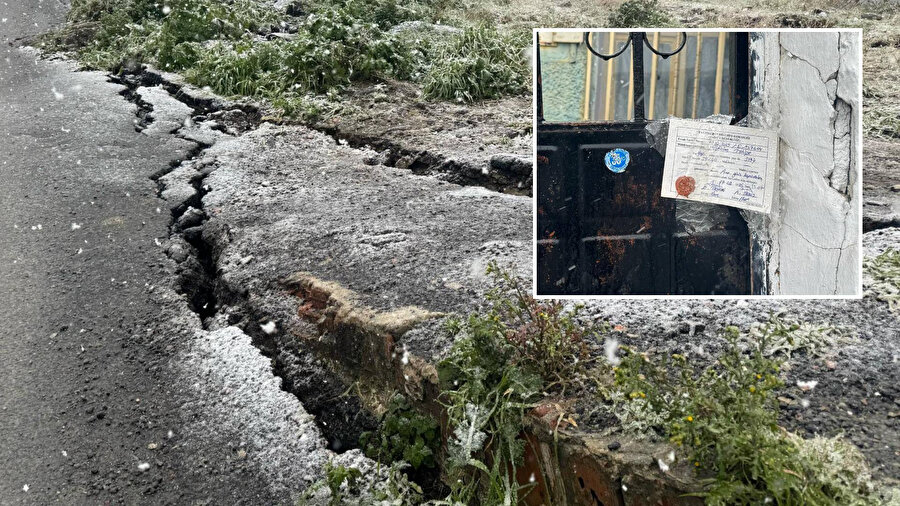 Gaziosmanpaşa'da toprak kaymasında hasar gören 3 bina tahliye edildi