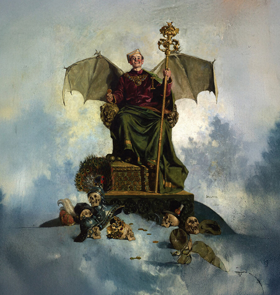 Şeytan, yasak arzuların ve içsel çatışmaların sembolüdür. Şeytan, insanı kendi karanlığıyla yüzleşmeye davet eden bir metafor olarak anlam kazanır.