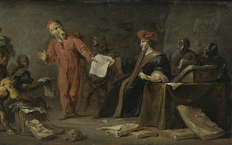 Jan Jansz - Buesem Faust Selling His Soul to Mephistopheles