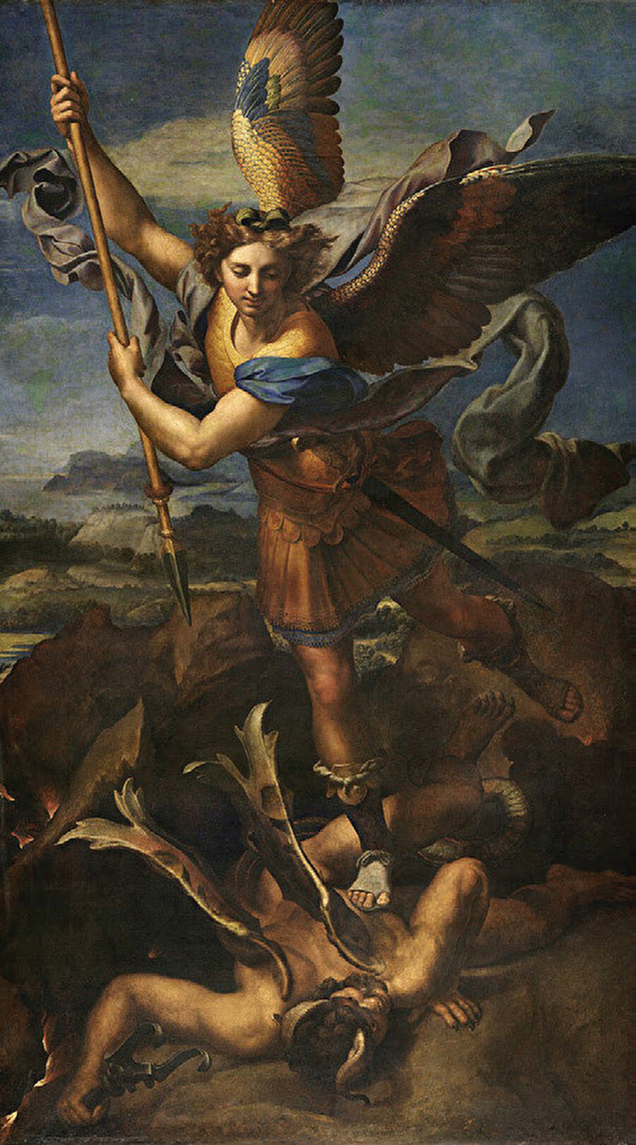 Raphael - Saint Michael Vanquishing Satan