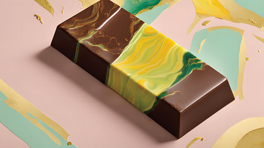 Hiç tadına bakmadan, sadece düşününce bile ortaya çıkacak lezzetin muhteşem olacağına zerre kuşkumuz yok. Çikolata, fıstık ve kadayıf; mahşerin üç atlısı.