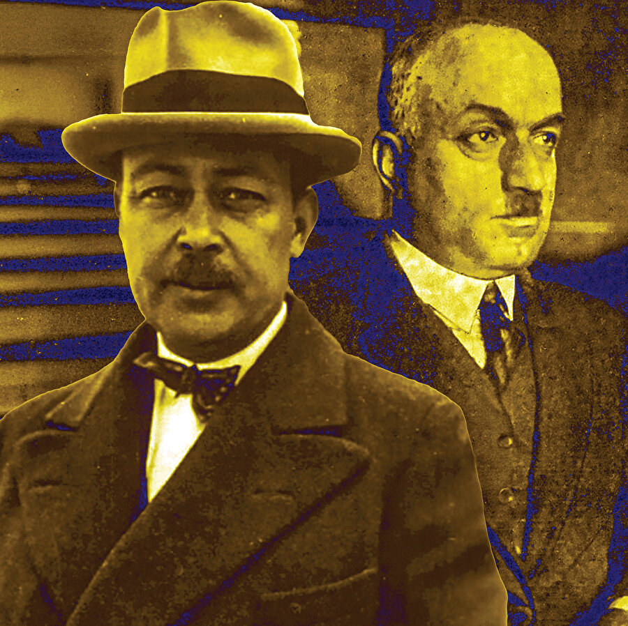 Falih Rıfkı Atay ve Ahmet Haşim. 