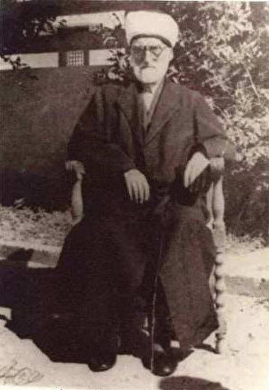 Mustafa Sabri Efendi'nin Kahire zamanlarından bir fotoğraf.