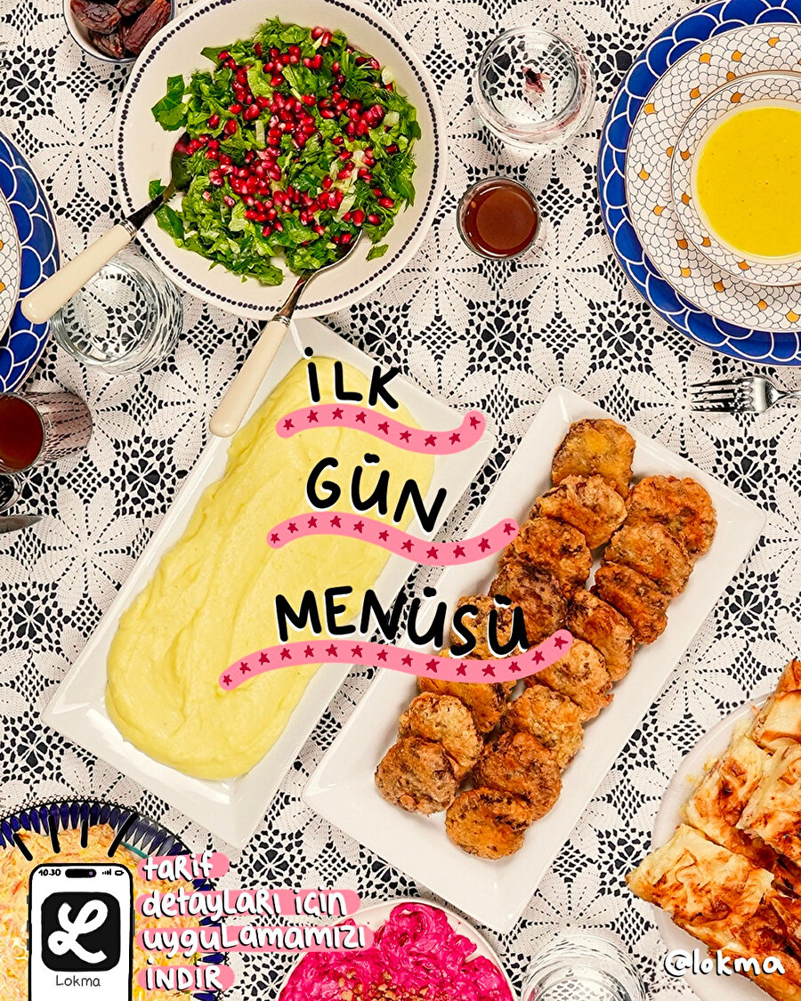 1.gün iftar menüsü
