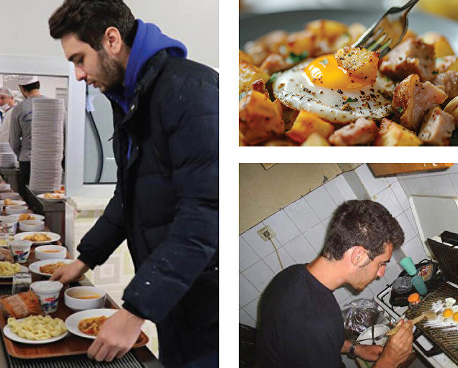 Belki öğrenci evi değildi ama tam bir bekar eviydi...