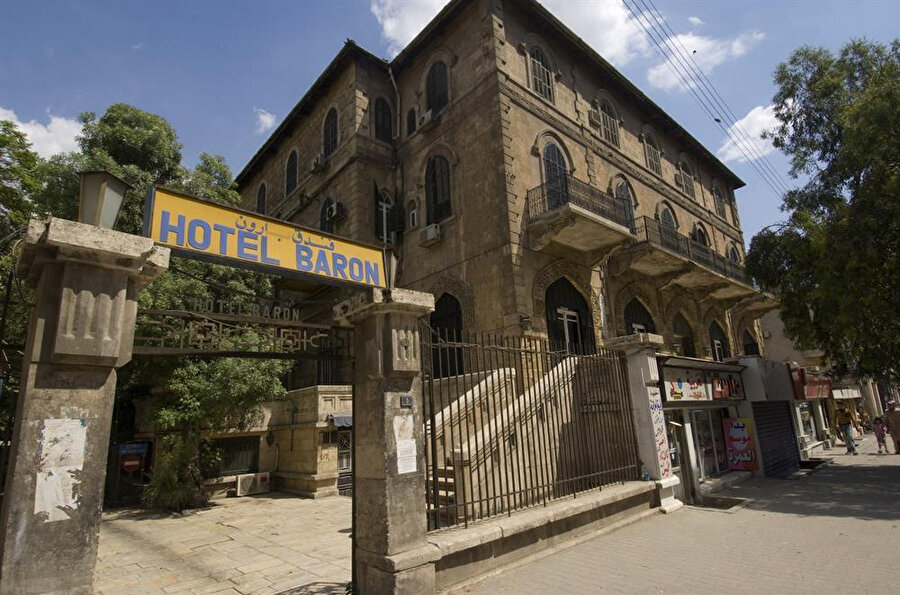 Birçok ünlüyü ağırlayan Baron Otel, bir zamanlar sadece Halep’in değil bütün Ortadoğu’nun en ünlü oteliydi.