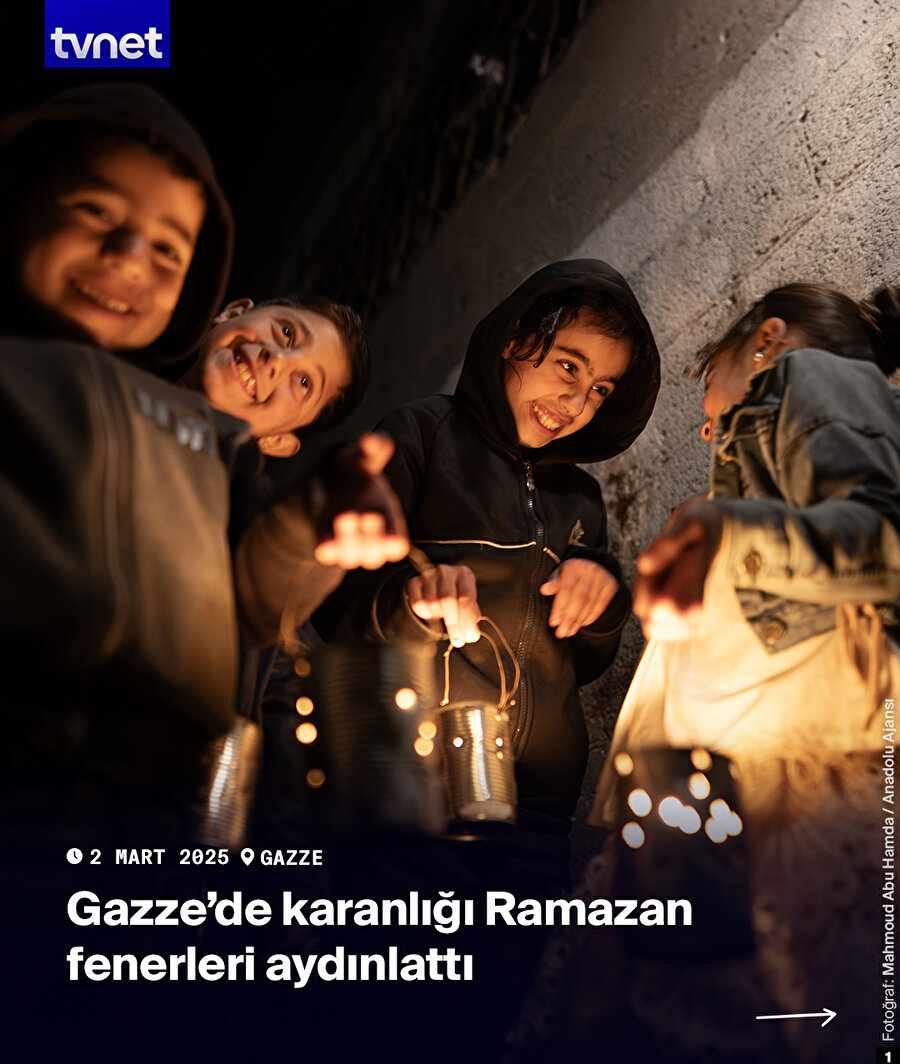 Çocuklar için teneke kutulardan Ramazan fenerleri