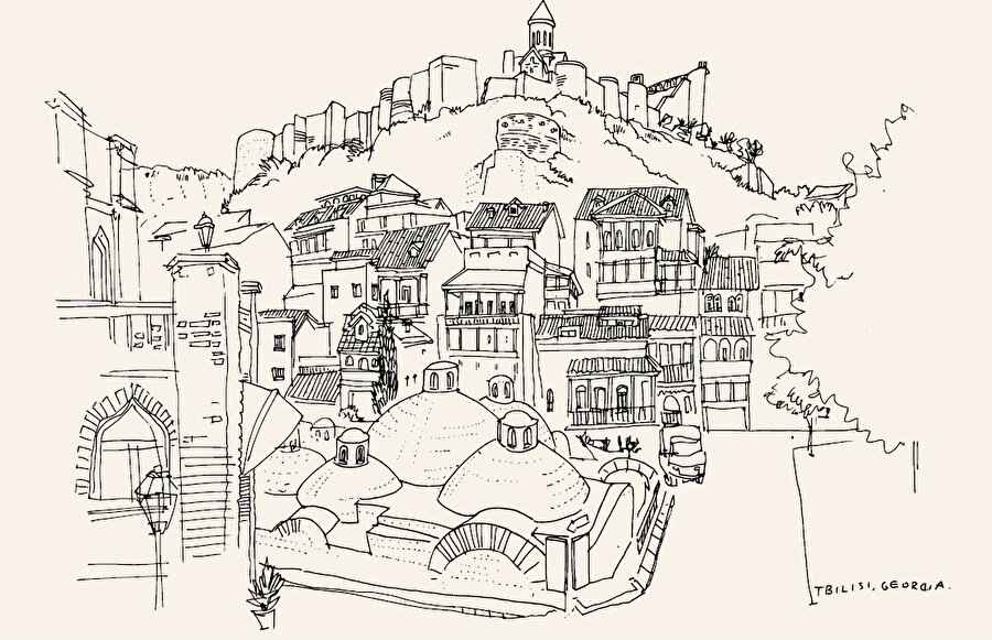 Balkonlu evler şehri Tiflis ya da üç “Kalın Türk”ün Gürcistan seyahati- ı