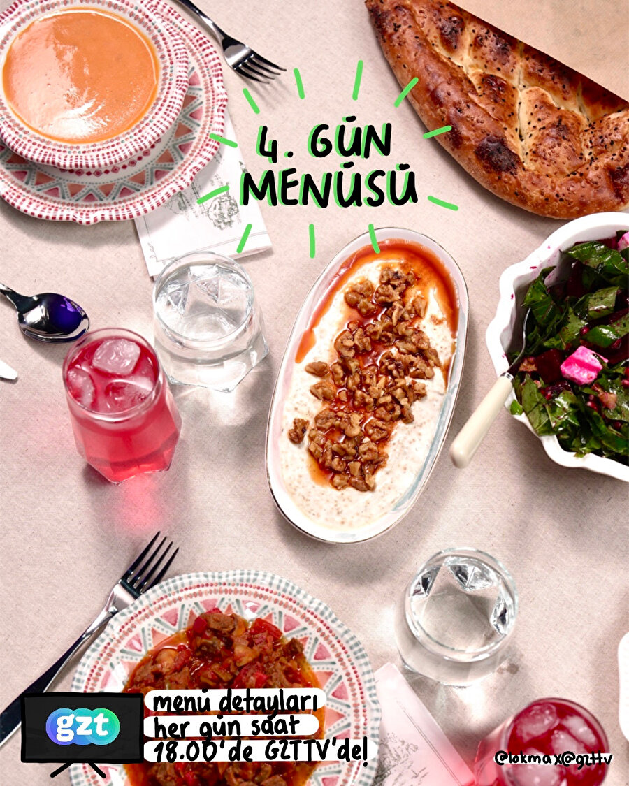 4. gün iftar menüsü: Pratik ve bir o kadar da doyurucu!