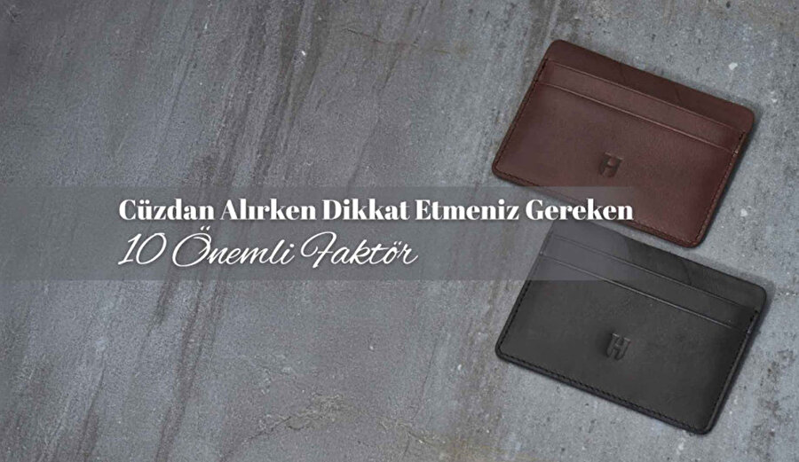 El yapımı deri cüzdan hakkında...