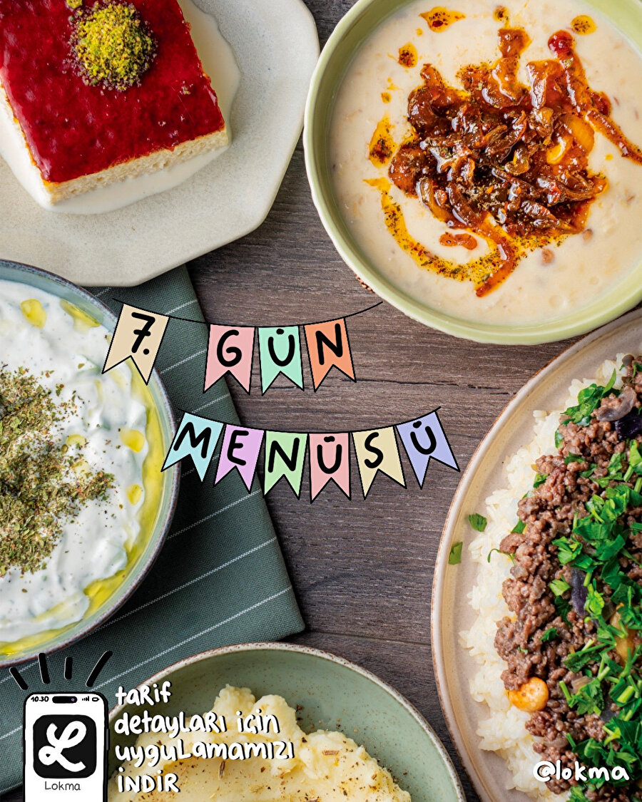 7. gün menüsü