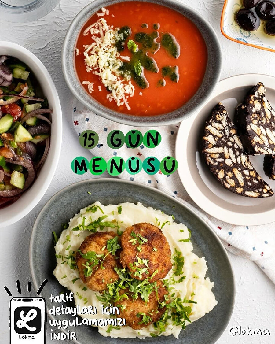 15. gün iftar menüsü