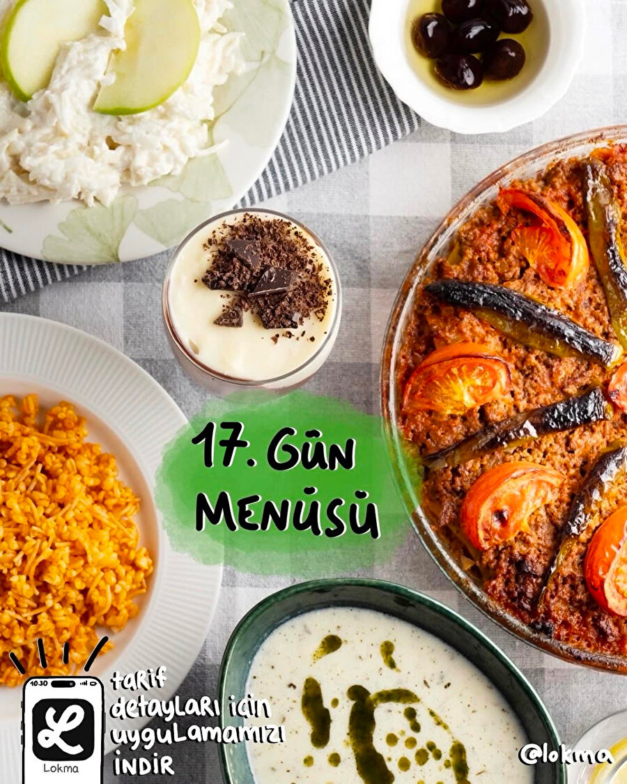 17. gün iftar menüsü