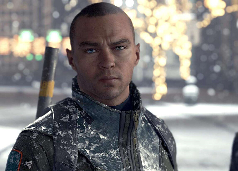 Detroit: Become Human oyunundan bir sahne paylaşımda yer alıyor.