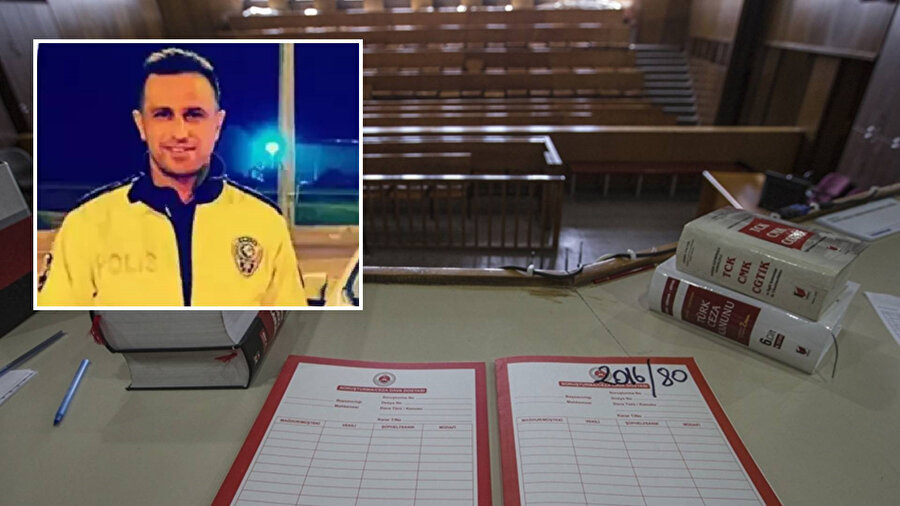 Otomobille çarptığı polisi şehit eden alkollü sürücüye müebbet hapis cezası verildi.