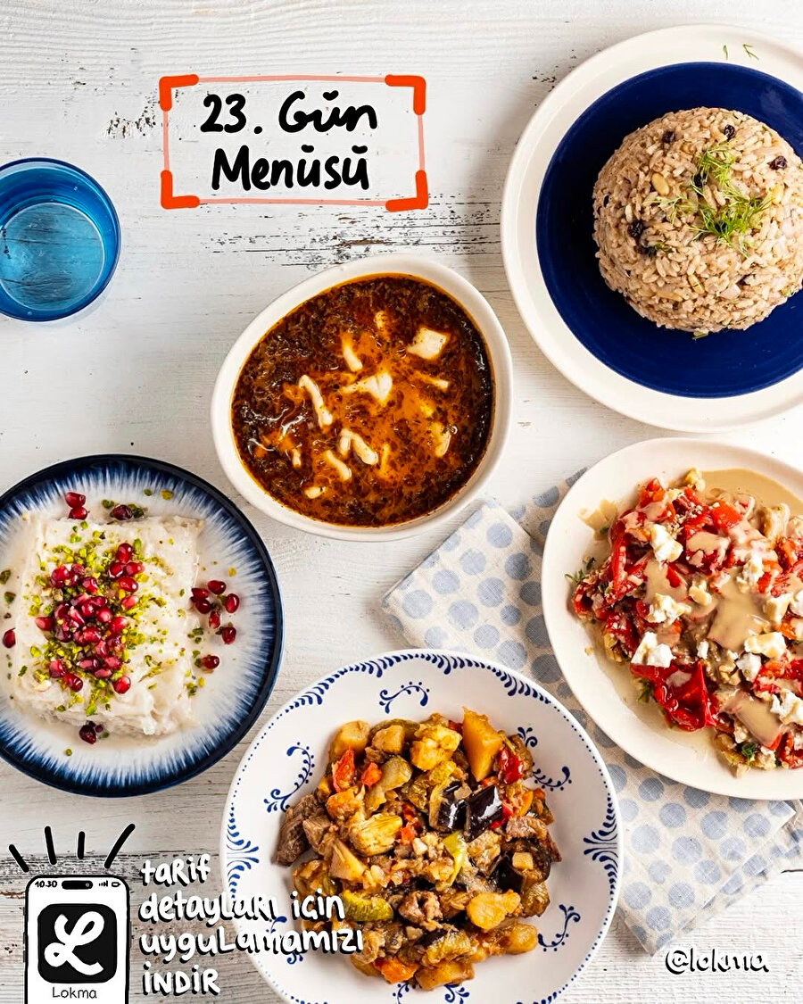 23. gün iftar menüsü