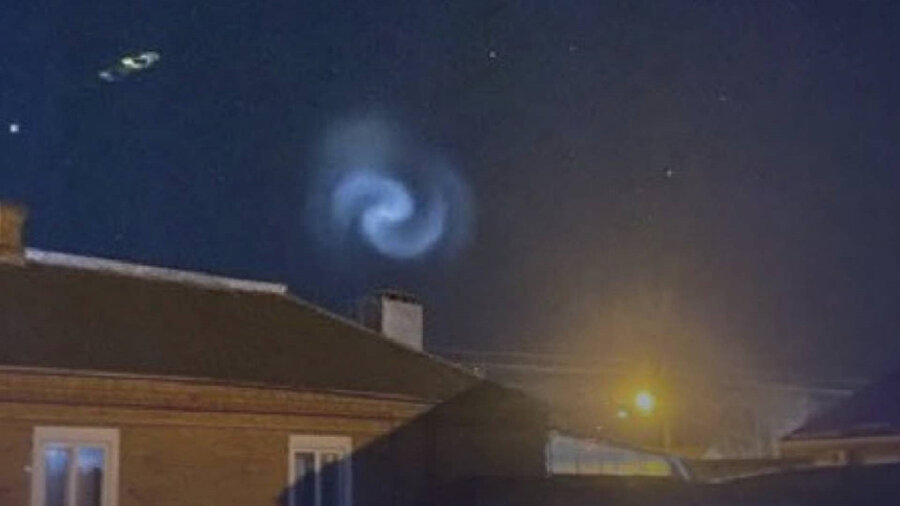 Gökyüzünde bir spiral belirdi: Türkiye'de de kayda alındı​