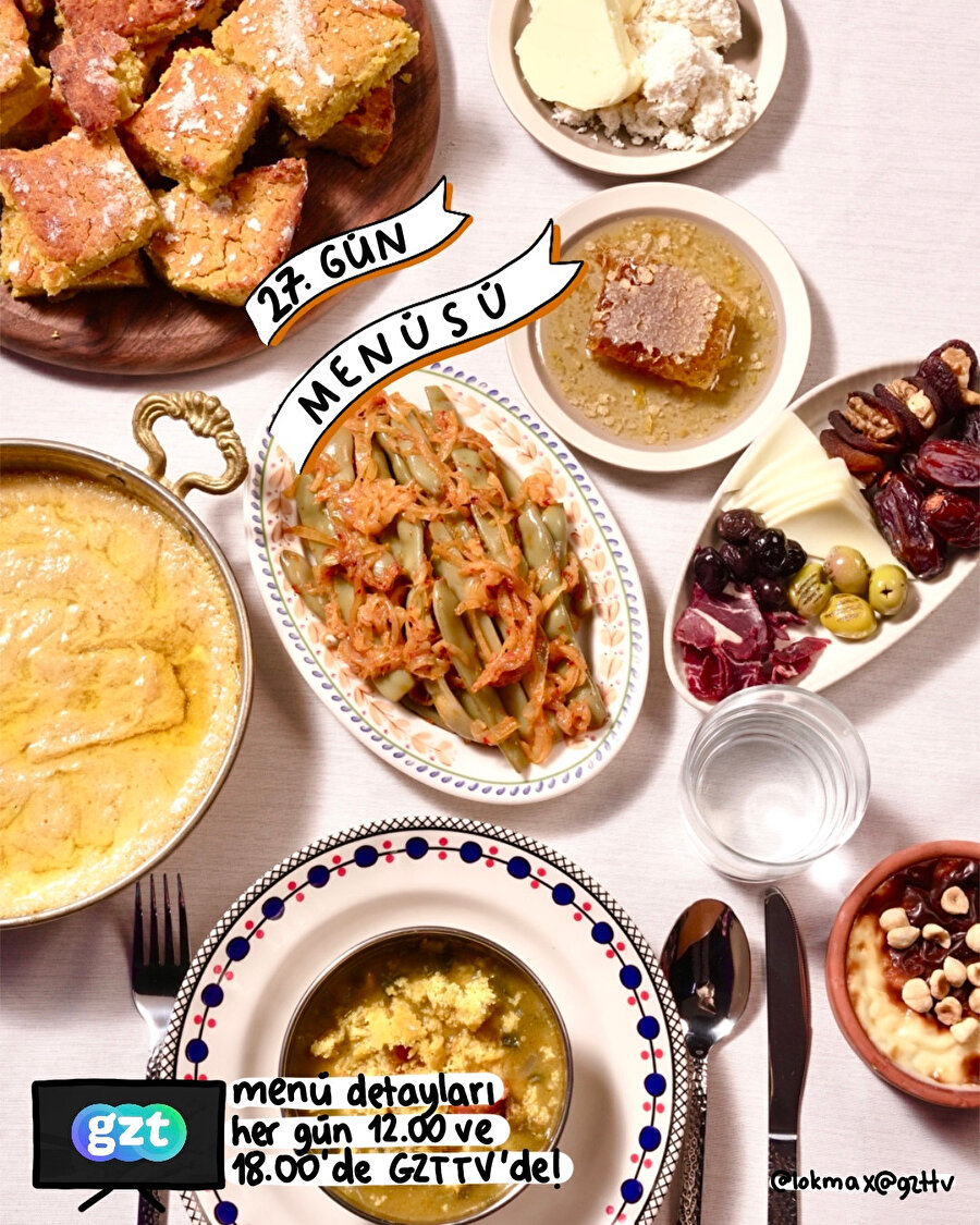 27. Gün iftar menüsü: Trabzon'a yolculuk
