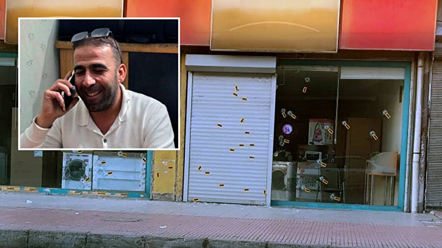 Kavgayı ayırmadığı için iş yeri kurşunlandı: Dükkanına 57 el ateş edildi