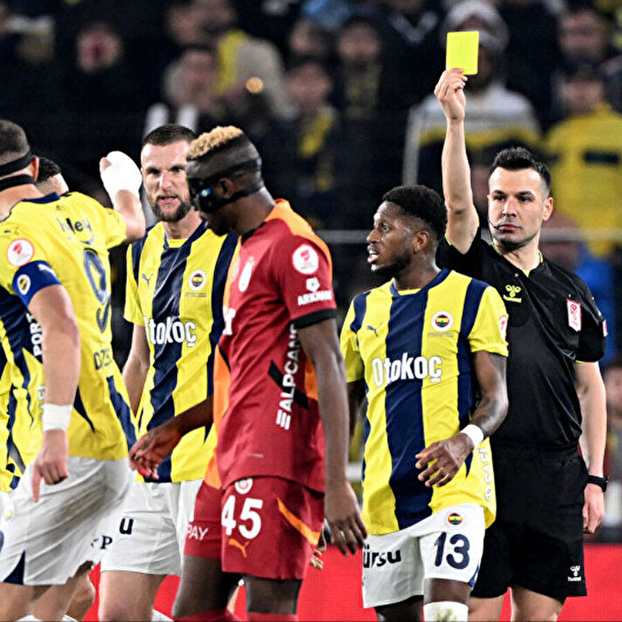 Fenerbahçe-Galatasaray derbisinin hakem raporu ortaya çıktı