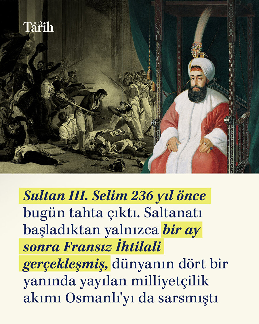 Osmanlı'nın şahsına münhasır padişahı: III. Selim